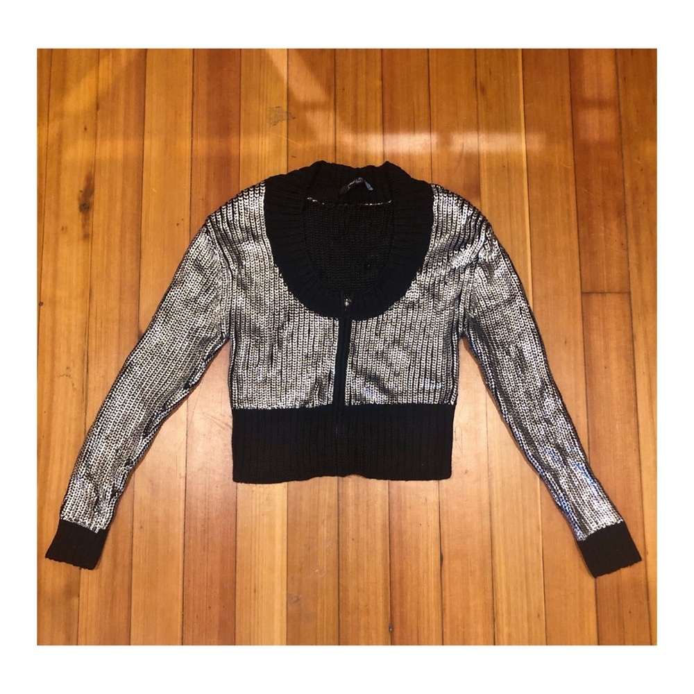 Vena Cava zipper cardigan